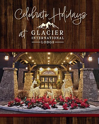 Glacier National Park Holidays at Glacier International Lodge celebrate Christmas in the mountains